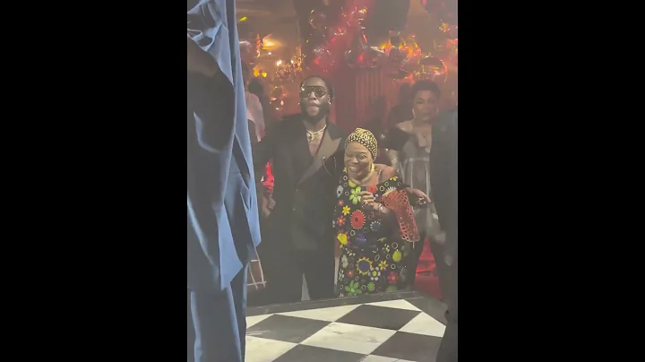 Burna Boy’s mom surprised him by performing Wit Adewale Ayuba during his birthday party #shortvideo