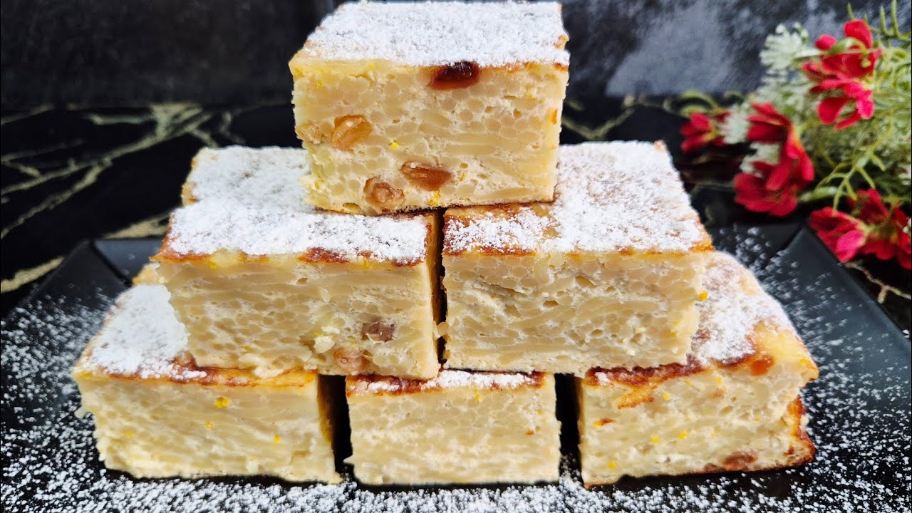 Budincă de Paste cu Brânză de Vaci/Rețetă Rapidă 