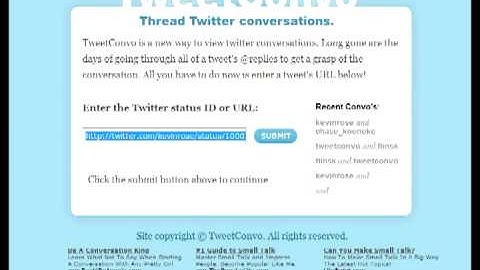 TweetConvo - Thread Your Twitter Conversations