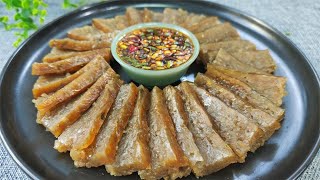 爱吃粉条别错过，教你河南特色美食粉条焖子，劲道Q弹，一次成功