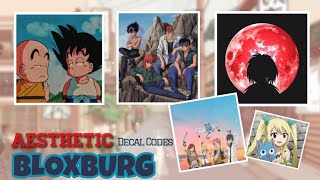 AESTHETIC ANIME DECALS (part 2) FOR BLOXBURG | ROBLOX