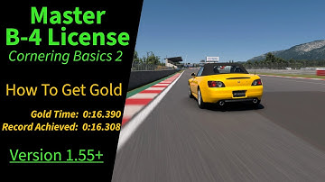 GT7 | How to get Gold on the Master B-4 License (Update 1.55+)