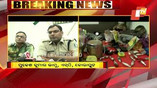 Koraput Police Seizes Maoist Items From A Camp During Raid