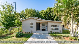 2104 E Navajo Ave, Tampa, FL 33612 2104 E Navajo Ave, Tampa, FL 33612