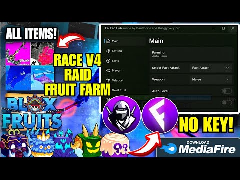 👻NEW] Roblox Blox Fruits Script Hack Mtriet Hub, Auto Bone Farm, Devil Fruit  Hack