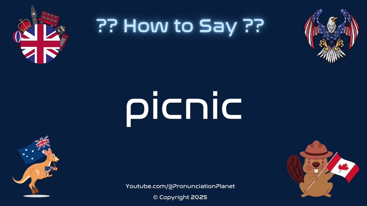 🥪🌳 How to Pronounce picnic? (CORRECTLY) | Pronunciation Planet