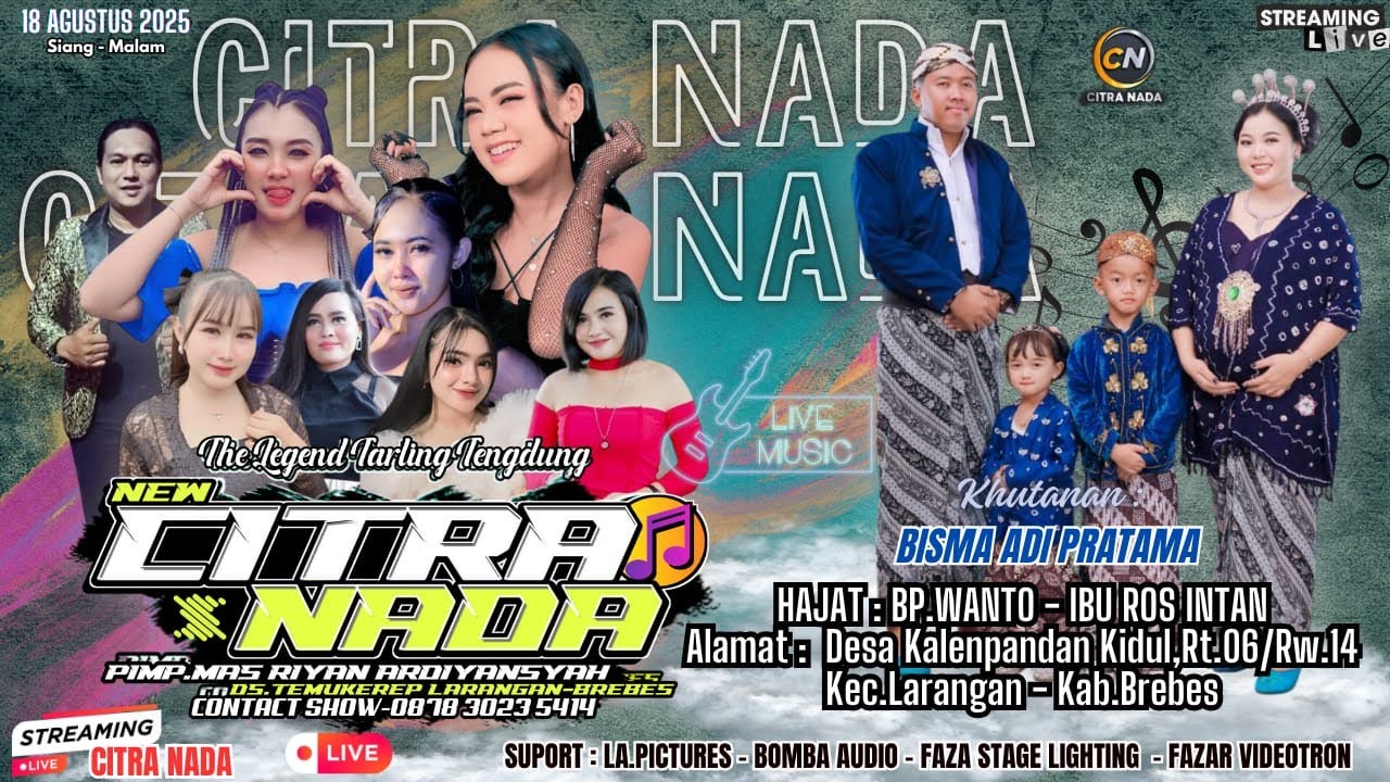 CITRA NADA LIVE DESA KALENPANDAN - KEC.LARANGAN - KAB.BREBES // 18 AGUSTUS 2025