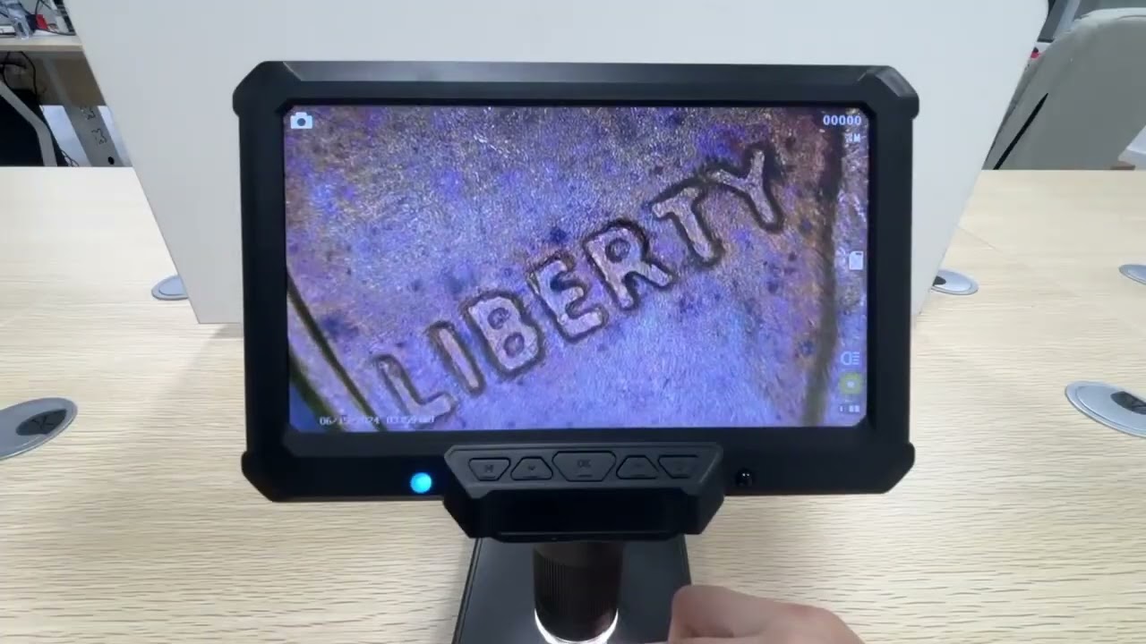 Microscópio digital de 7 polegadas com ampliação de 1200X para reparo