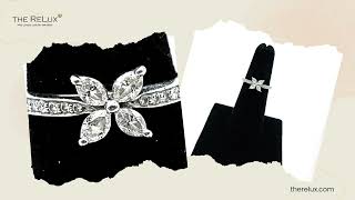 Tiffany & Co Platinum Victoria 0 44Ctw Diamond Flower Ring Sz 5 25 The Relux