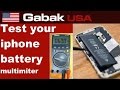 How to check iPhone battery with a multimeter