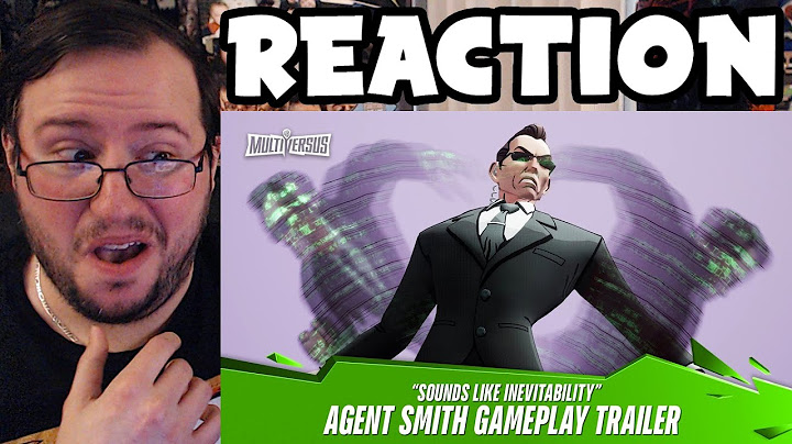 Gor's "MultiVersus - Agent Smith (Sounds Like Inevitability) Gameplay Trailer" REACTION