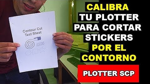 Calibración Maestra: Ajuste Perfecto para el Corte de Stickers con Plotter SCP SingMaster