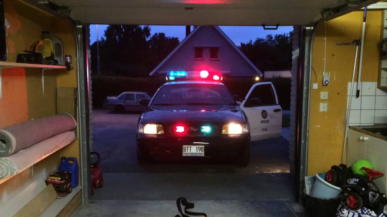 Ford Crown Victoria cvpi grille halogen lights YouTube