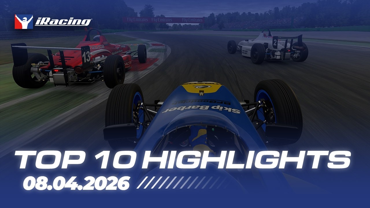iRacing Top 10 Highlights - August 2026