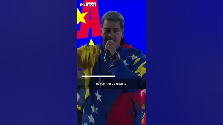Nicolas Maduro claims victory in the Venezuelan presidential elections