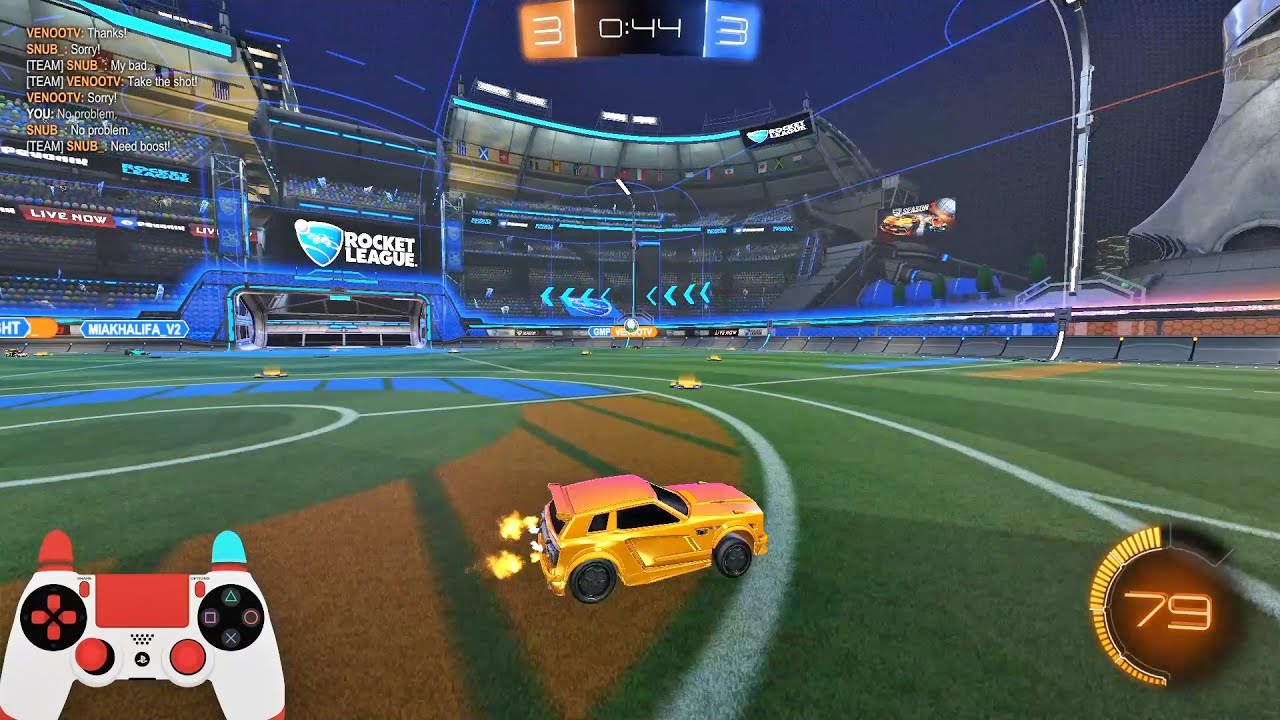 Rocket League Grand Champion 3v3 Gameplay (No Commentary)