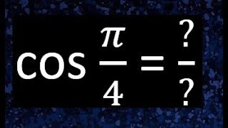 cos pi/4