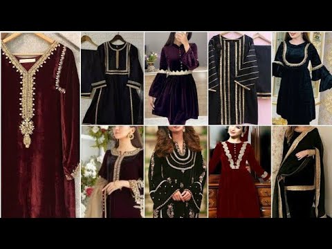 Velvet Dress Design for Ladies Online In Pakistan | Panache Apparel