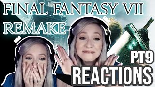Final Fantasy VII Remake HONEYBEE REACTIONS PT9! -First time Playthrough- Cloud's a magical girl✨