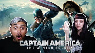 My girlfriend HATED watching Captain America The Winter Soldier for the FIRST time || Movie Reaction