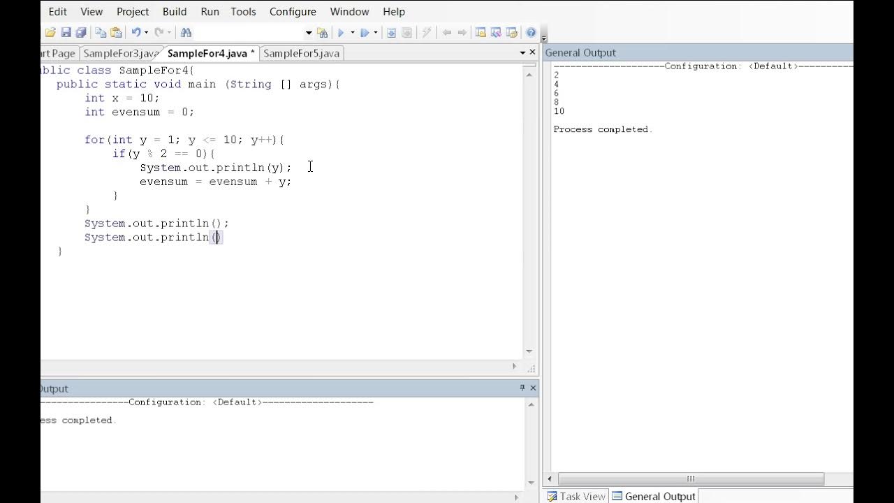 For Loop - Sum of Even Numbers - YouTube