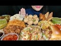 ASMR:DAHIPURI,PANIPURI,CHOWMEIN,CHICKEN MOMO, DABELI,SAMOSA*STREETFOOD*FOOD EATING VIDEOS Spiceasmr