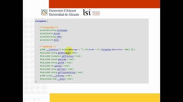 PHP 5: Excepciones - Sintaxis