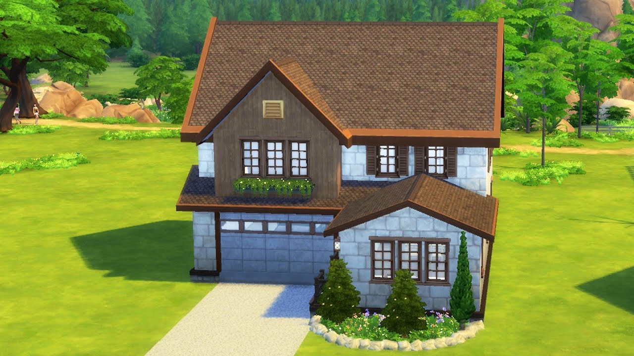 The Sims 4 - Small Family Home | Speed Build | Small Family House