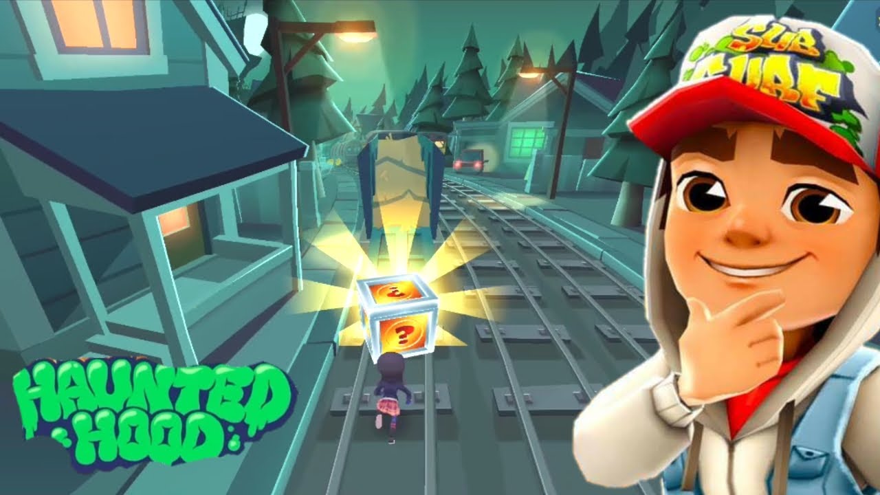SUBWAY SURFERS HAUNTED HOOD : CATHY