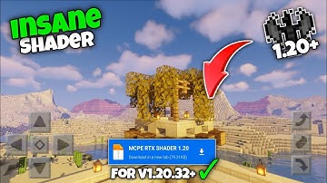 New Ultra Shader Minecraft PE 1.20.30+ 🙀 || 100% Working - Render Dragon