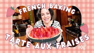 French Baking || Tarte Aux Fraises || Strawberry Tart with Custard by My Great Challenge 3,108 views 1 month ago 30 minutes