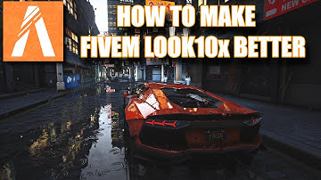 HOW TO MAKE FIVEM LOOK 10x BETTER | GRAPHICS MOD FOR FIVEM | Real Life Graphics V5