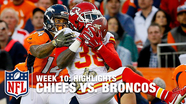 Chiefs vs. Broncos | Week 10 Highlights | NFL