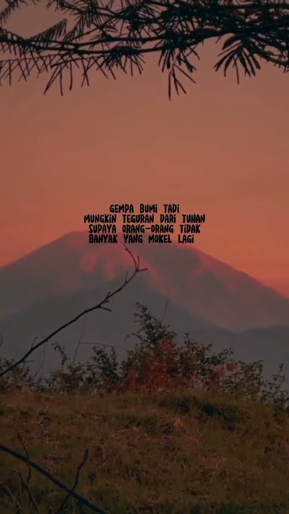 Gempa Bumi yang terjadi adalah sebuah teguran dari Tuhan #shortvideo #storywa #shorts