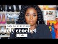 HOW TO EASILY MAINTAIN CURLY CROCHET SYNTHETIC HAIR