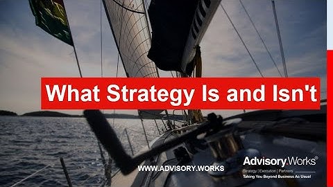 Advisory.Works Webinar Series: What Strategy Is and Isn