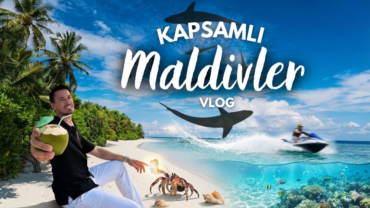 En Kapsamlı Maldivler Rehberi l Thinadhoo Adası l Köpek Balıkları Gördüm