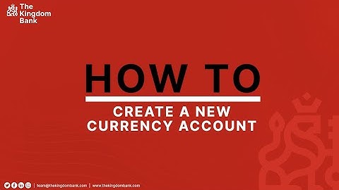 How to create a new currency account | Transfer Crypto | The Kingdom Bank
