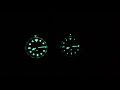 Lume on Grand Seiko 200m 9F Diver sbgx335 vs Seiko Tuna 300m