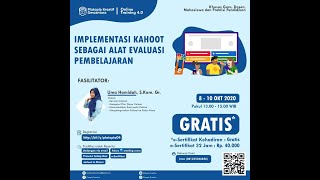 Online Training 4.0 - Implementasi Kahoot Sebagai Alat Evaluasi Pembelajaran