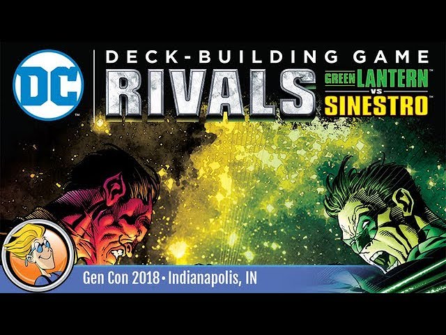 DC Comics Deck Building Game Rivals Green Lantern vs Sinestro English