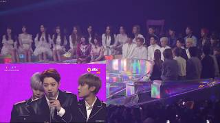 181201 BTS, iKON, (G)I-DLE, MAMAMOO and more reaction to WANNA ONE Record of The Year Award