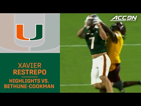 Miami WR Xavier Restrepo Tops 120+ Yards Once Again