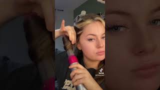How to do a curly blow out 🤭😱😳 #makeup #makeuptutorial #hair