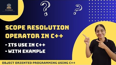 Introduction to Scope resolution operator | It