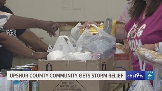 Disaster relief groups help East Texas families with supplies after storms, fires