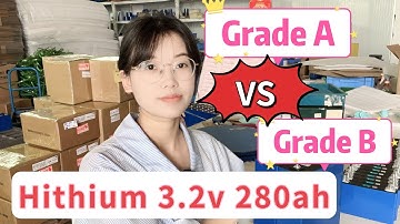 Hithium 280ah lifepo4 battery Grade A and Grade B comparison