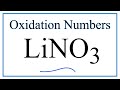 Oxidation Numbers in Compounds