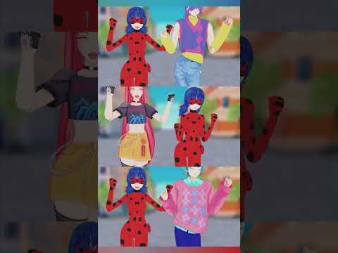 Ketsu Drum💋 Kpop Demon Hunters X Miraculous MMD #short#ketsudrum#miraculous