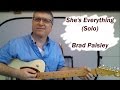 How to Play She's Everything  (Solo, Brad Paisley) with TAB